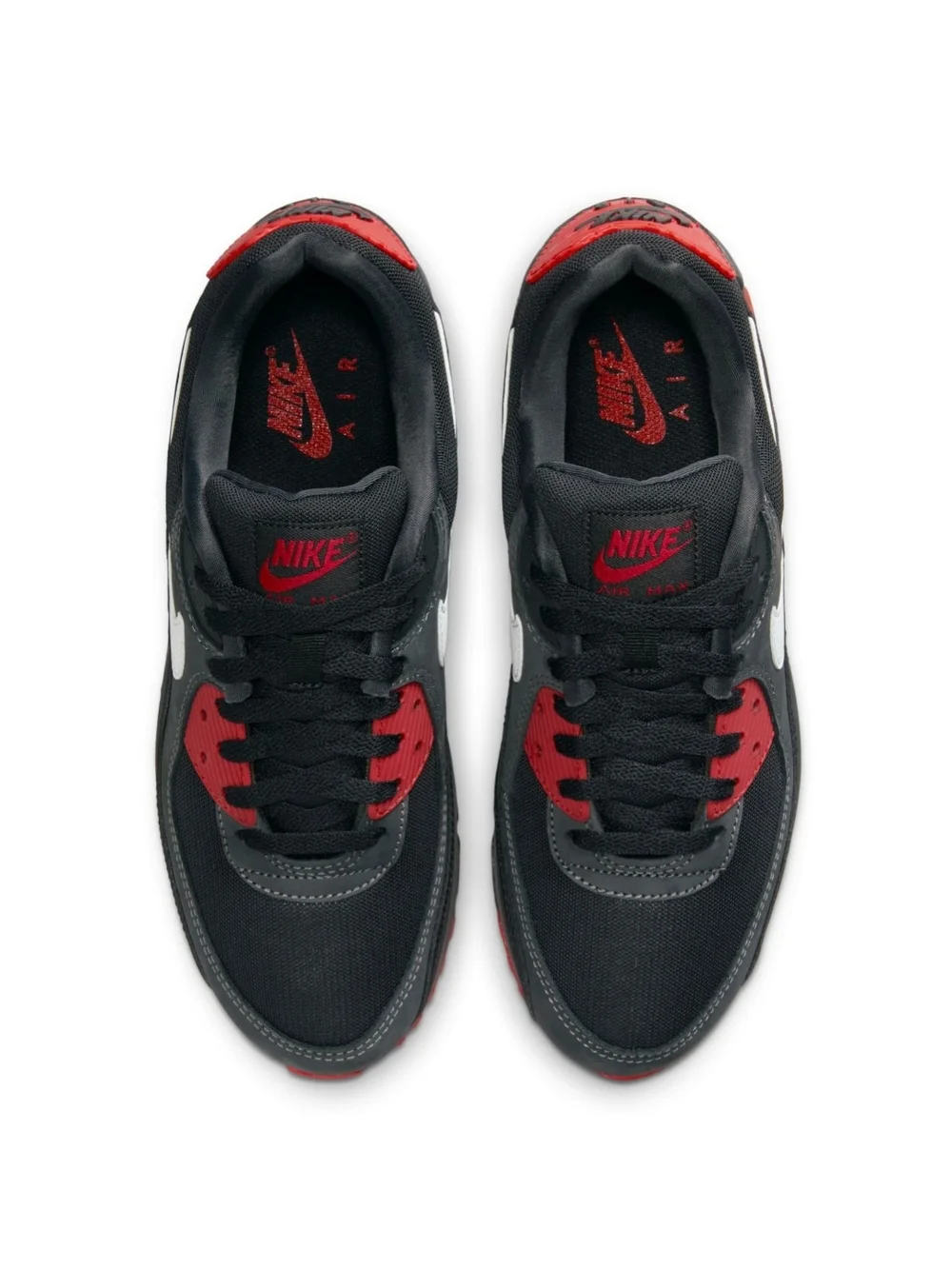 Nike Air Max 90 in Black and Red Men's Size 10 Women's Size 11.5 New In Box!